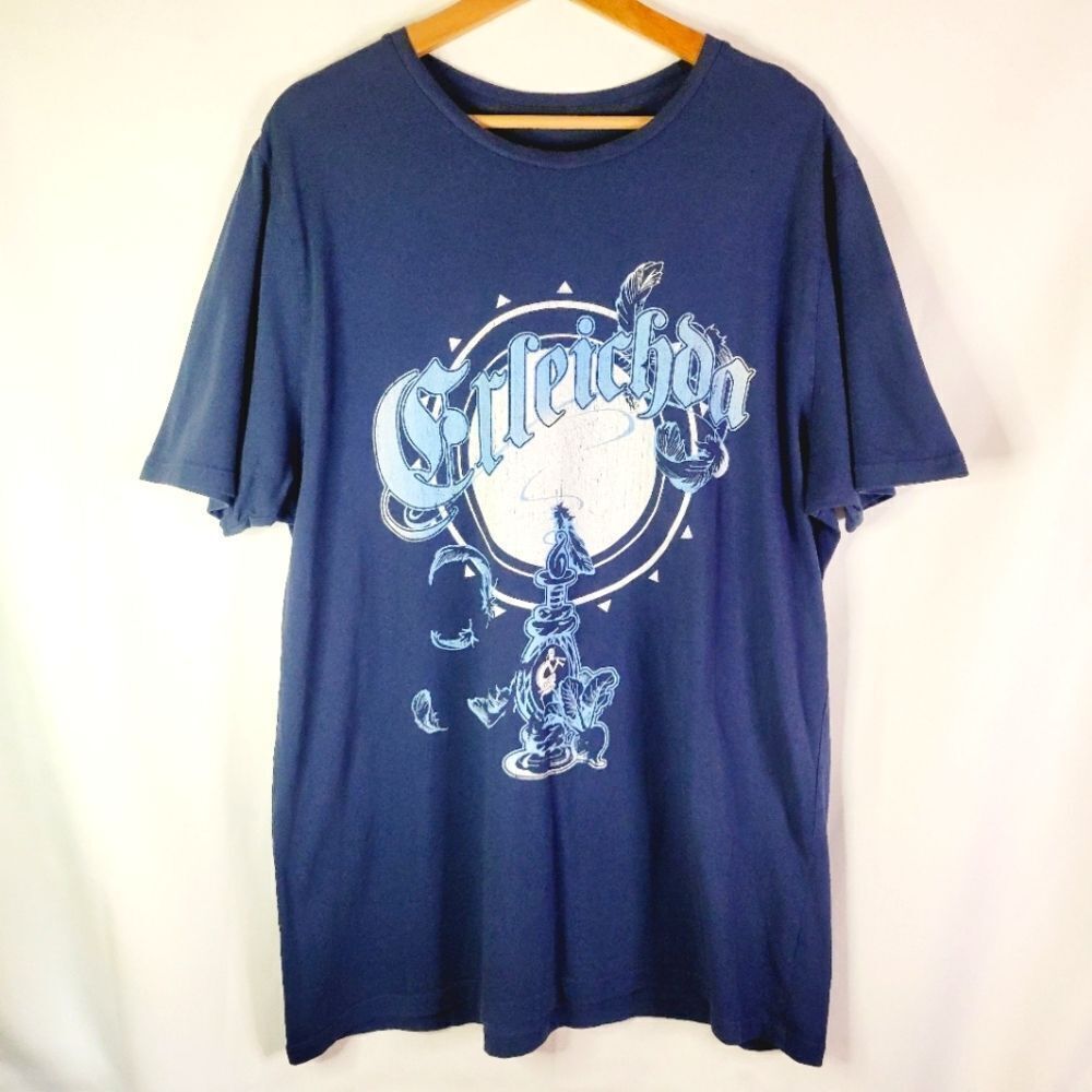 Erleichda From Jitterbug Perfume Cotton Blue Graphic Men's T-Shirt
